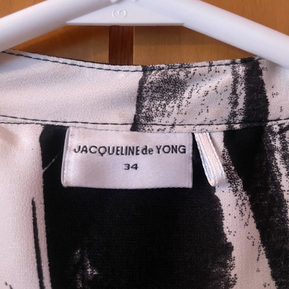 JDY Shirt Dress Black and White sz. 34 - Picture 4 of 11